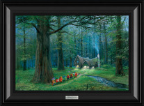 Snow White Artwork Snow White Artwork Off to Home We Go (Framed)